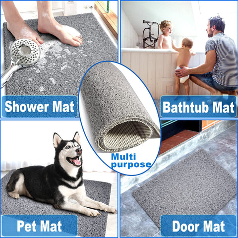 NQWei Trim to Fit mat adapts to tub or shower stalls for a custom fit