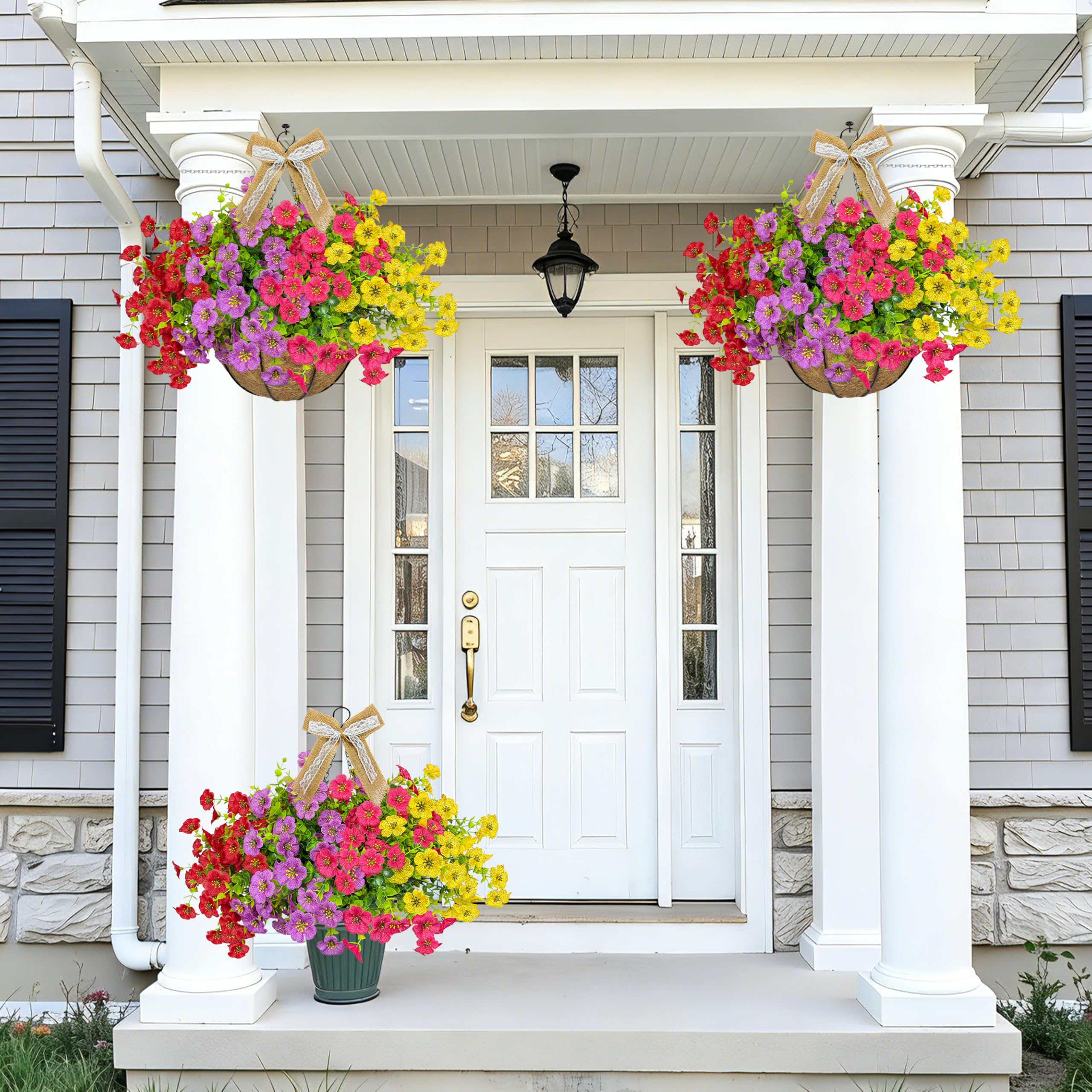NSOPB 36-piece artificial flowers for a year-round bloom look