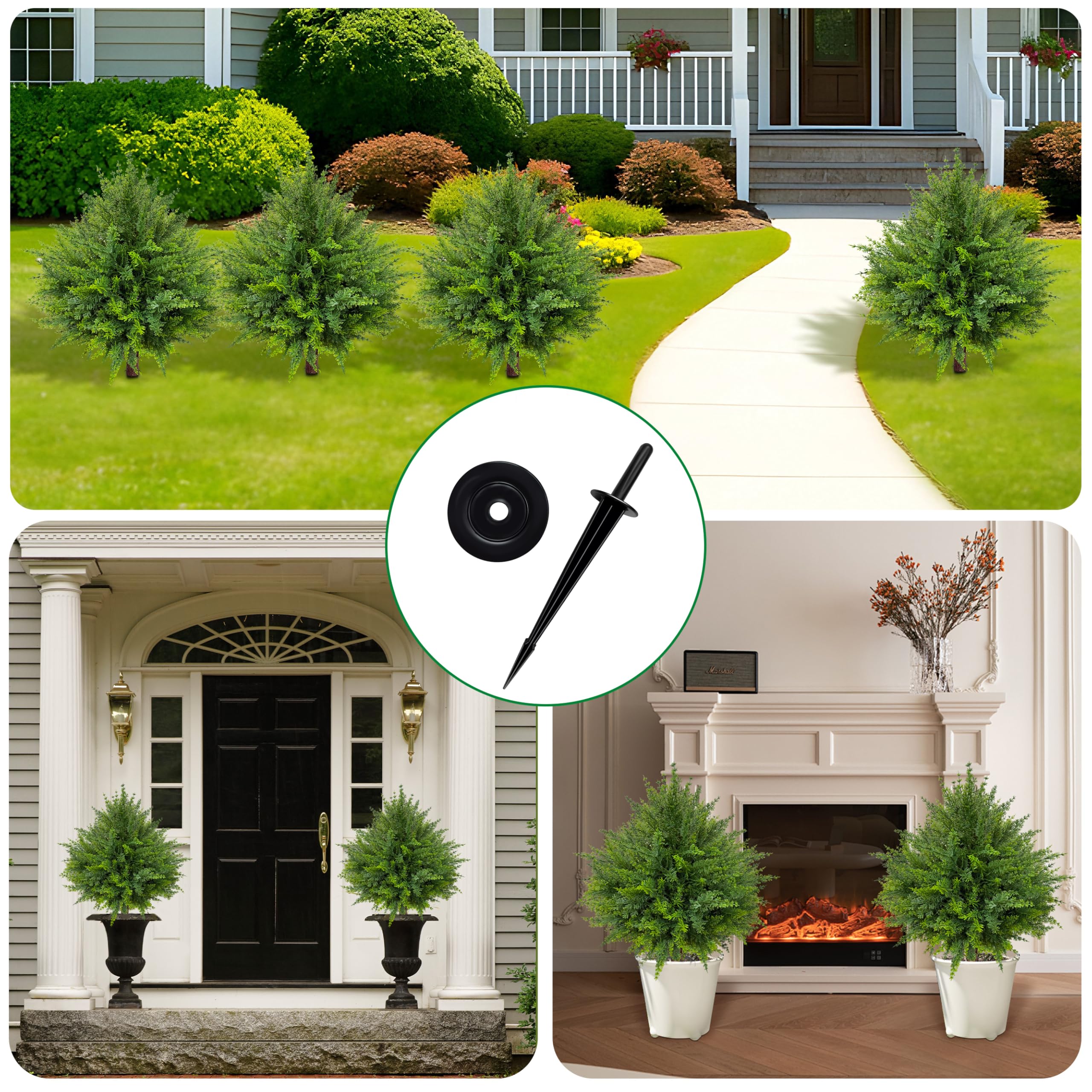 NSOPB outdoor garden porch decor showcasing maintenance-free beauty