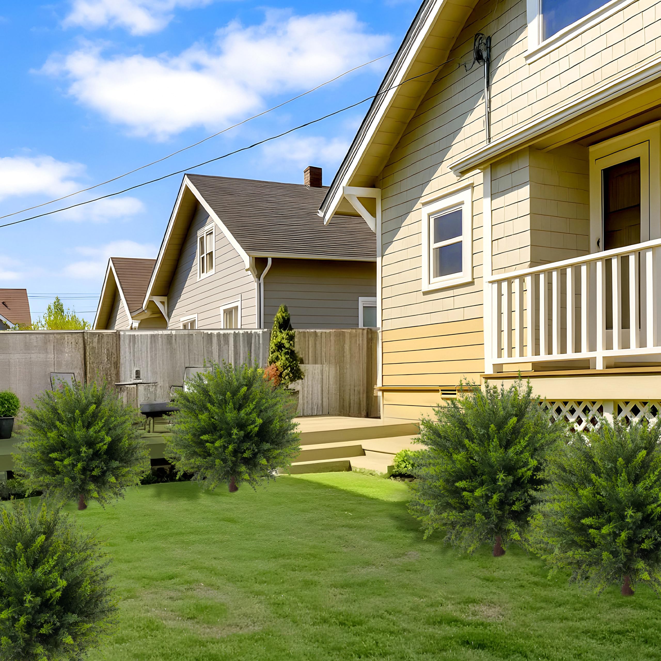NSOPB realistic cedar texture on branches enhances natural look.