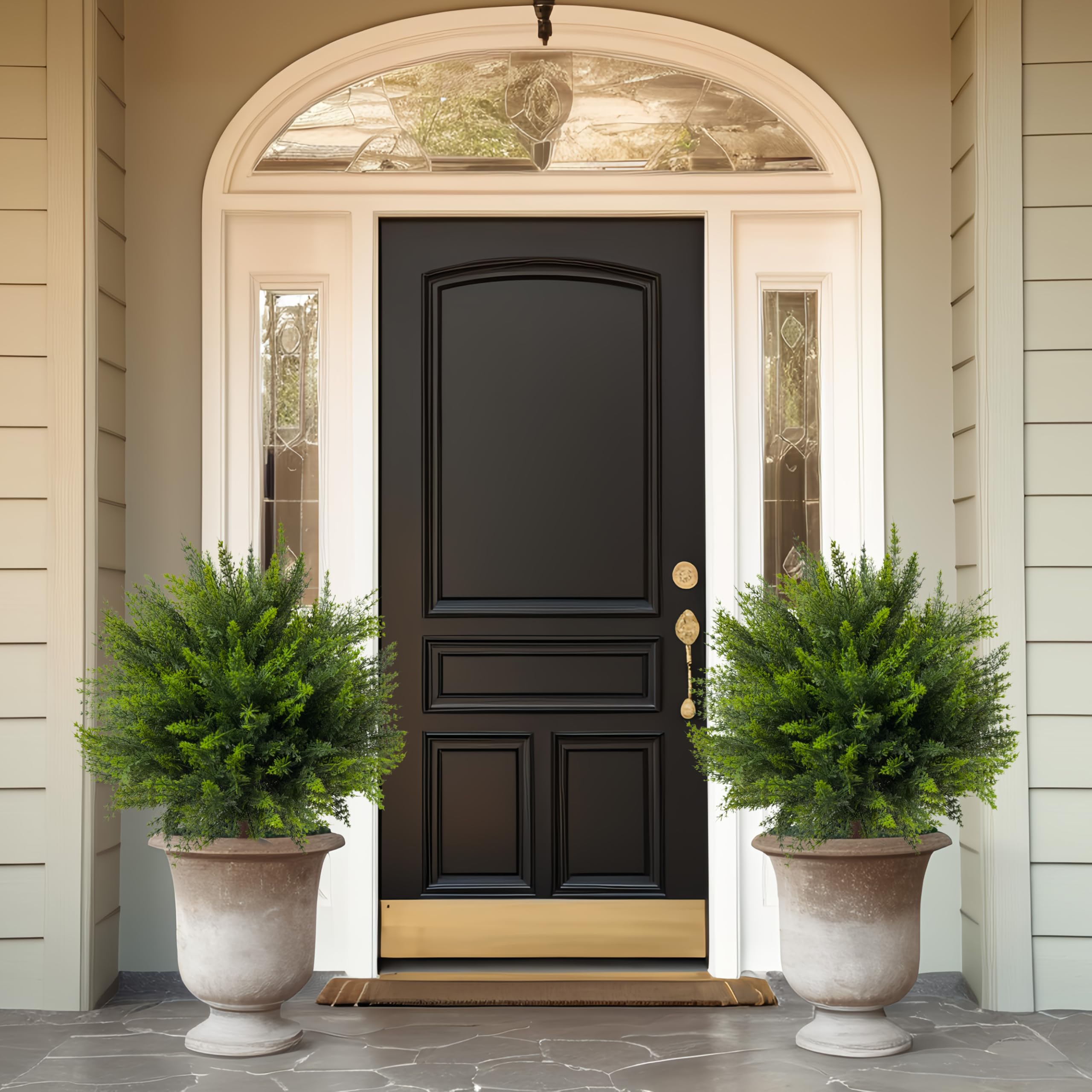 NSOPB uv-resistant cedar foliage close-up, realistic texture for outdoor use.