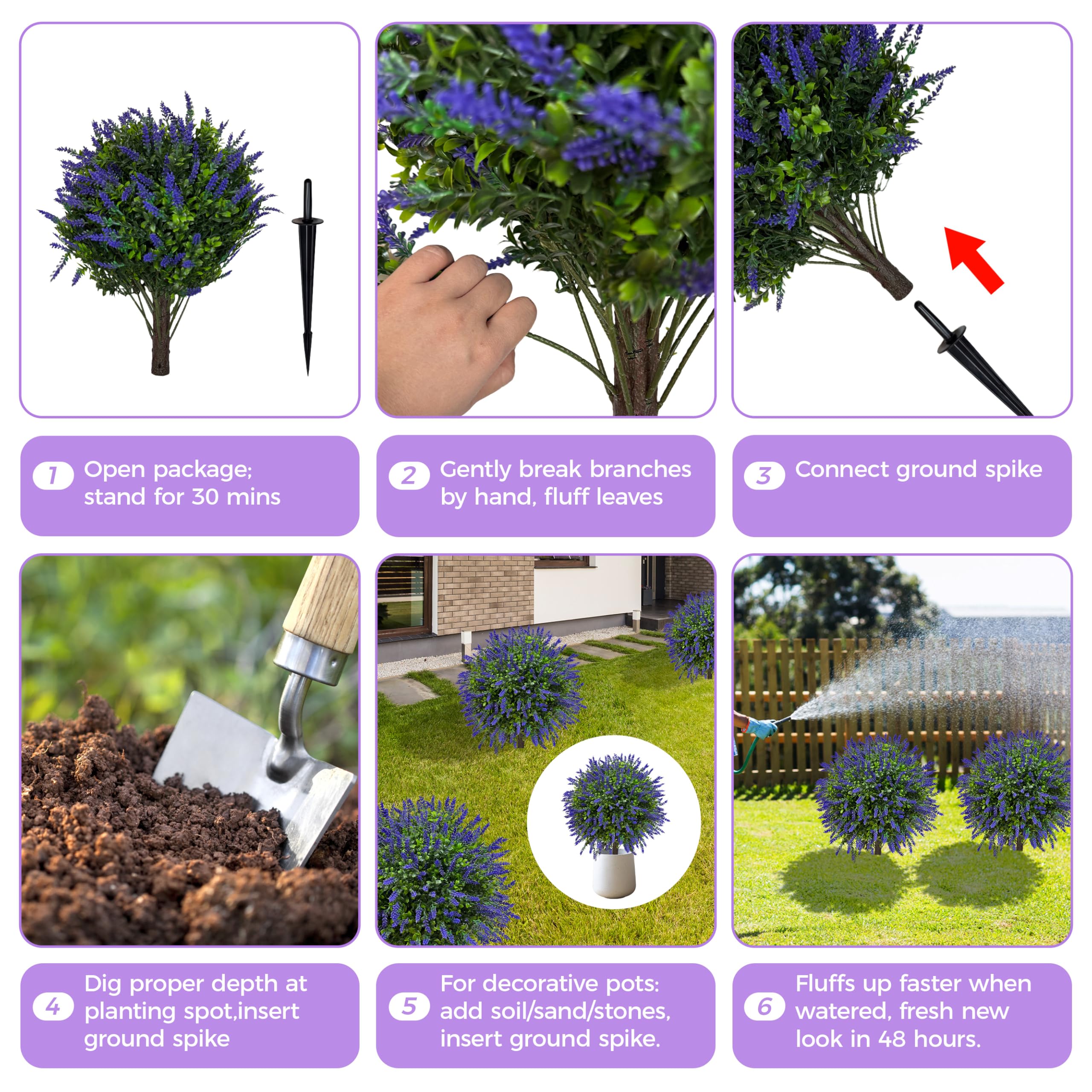 NSOPB UV-resistant topiary maintains color through sun and rain
