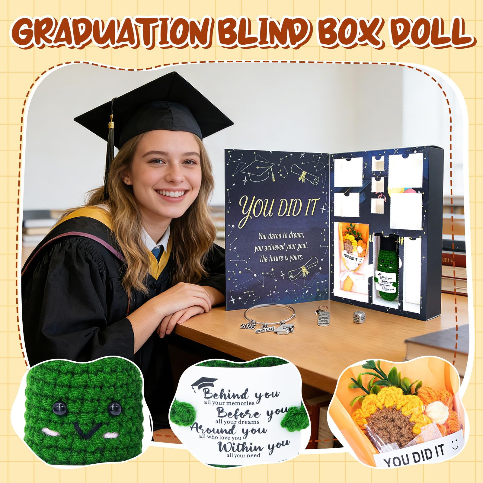 Nsoyos Graduation Decider Dice adds playful daily anticipation.