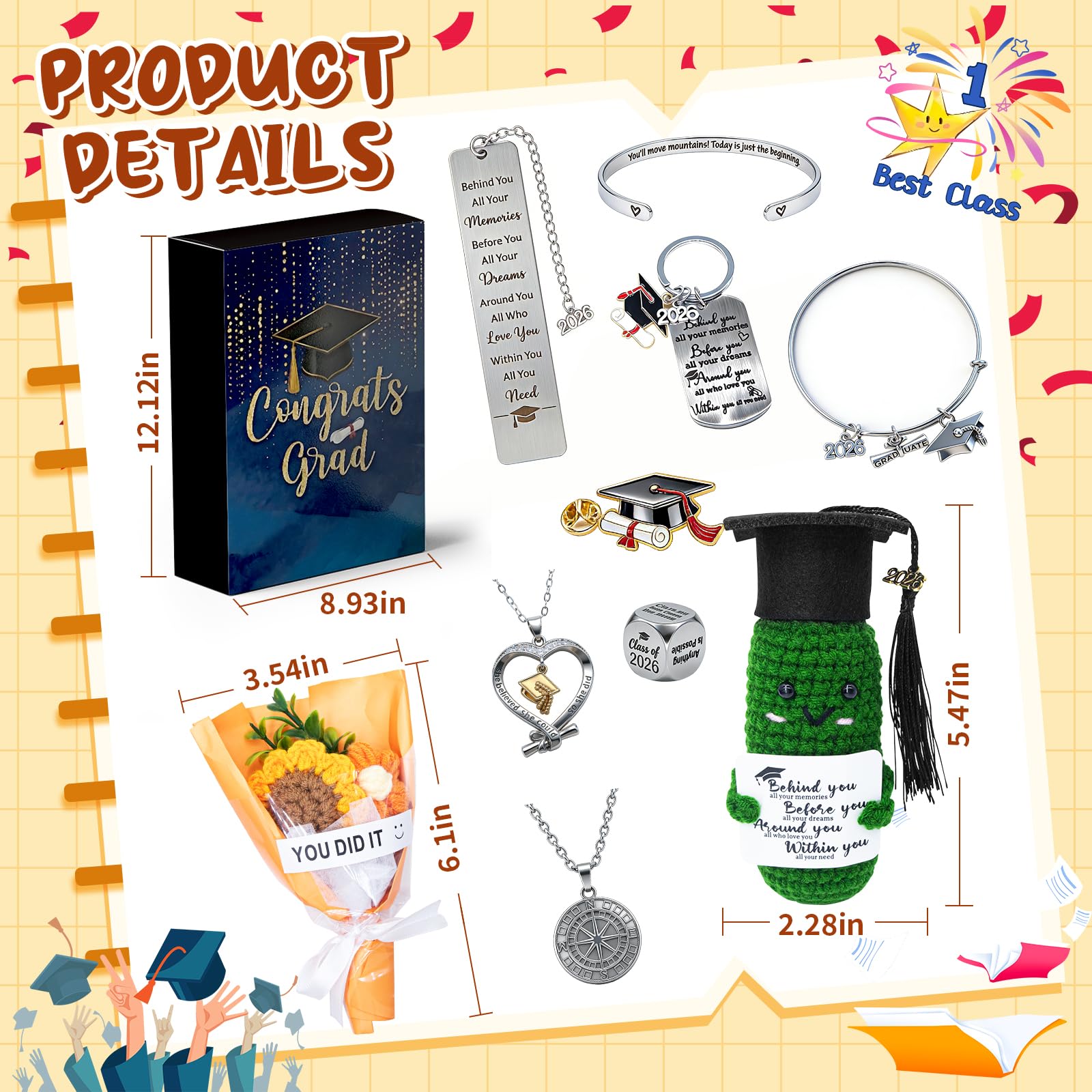 Nsoyos Graduation Necklace stylish token for milestone celebrations.