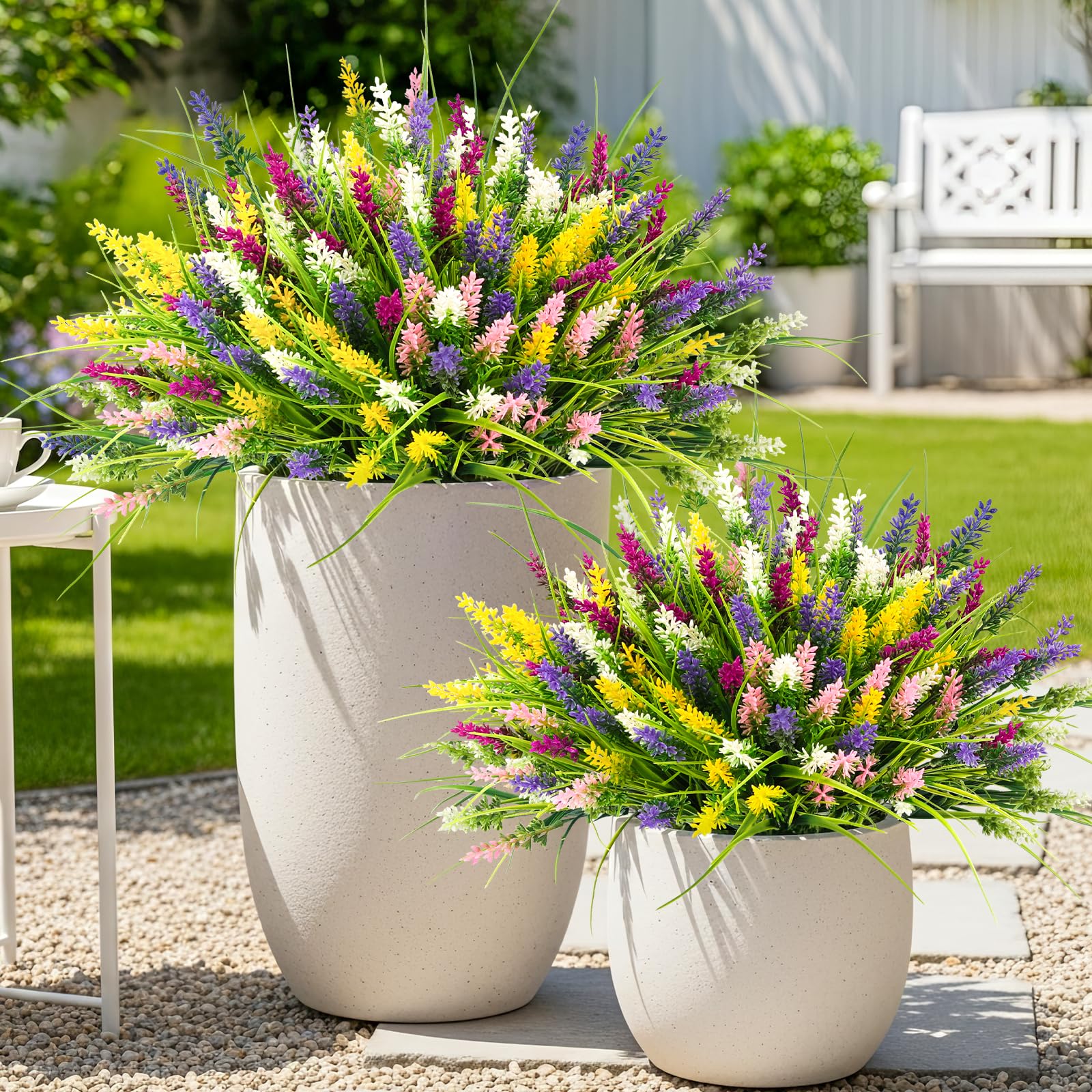 NT NIETING magenta-flowers grass bundle for vibrant outdoor borders.