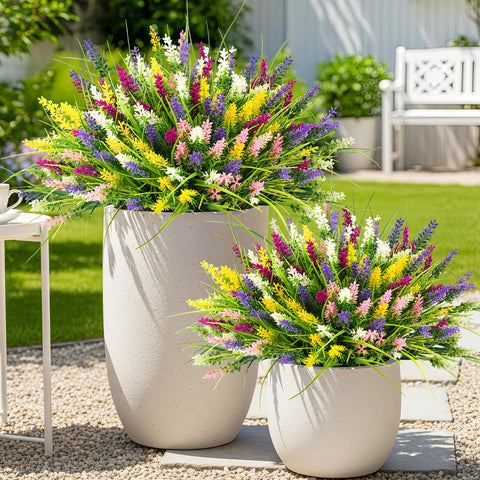 NT NIETING magenta-flowers grass bundle for vibrant outdoor borders.