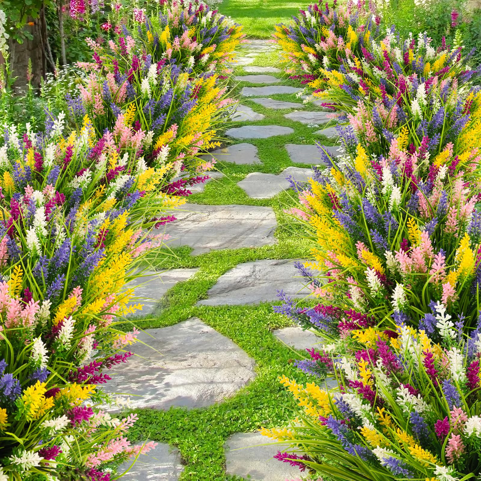 NT NIETING easy-to-arrange grass for porch, balcony, or patio.