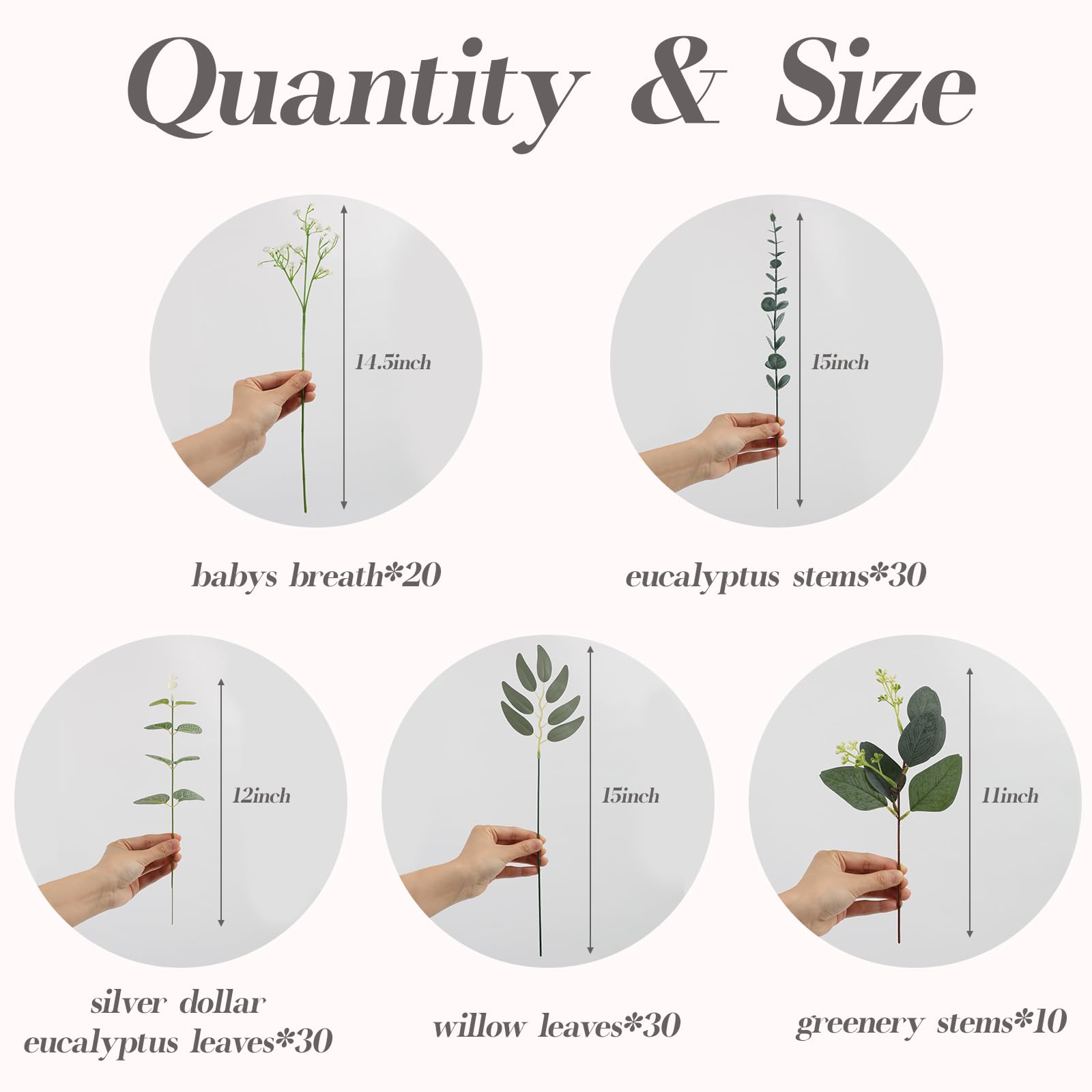 N&T NIETING willow leaf stems for DIY floral arrangements.