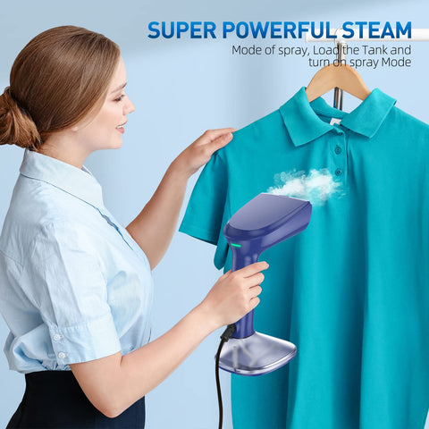 NTAYDZSW steamer features a detachable water tank for easy refills.