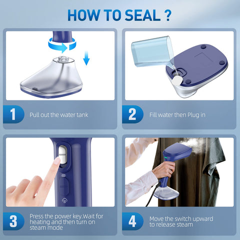 NTAYDZSW steamer includes heat-resistant gloves for safe handling.