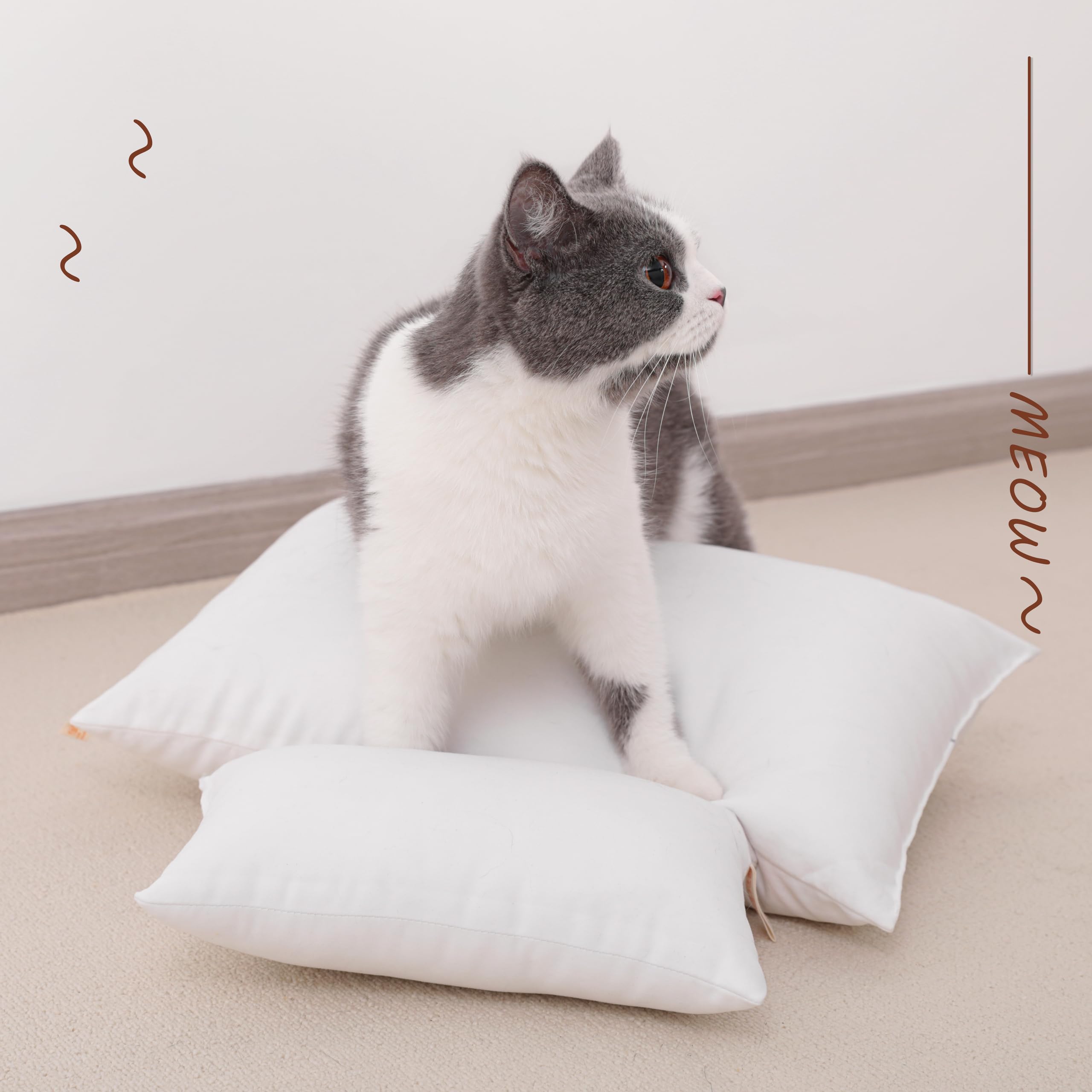 NTBAY crib and cot pillow provides cozy nap-time comfort.