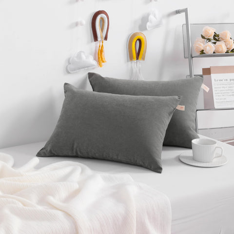 NTBAY down-alternative pillow, breathable design for comfortable daycare naps.
