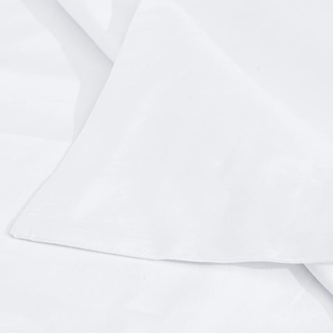 NTBAY square pillow sham 26x26 in white enhances bedroom decor.