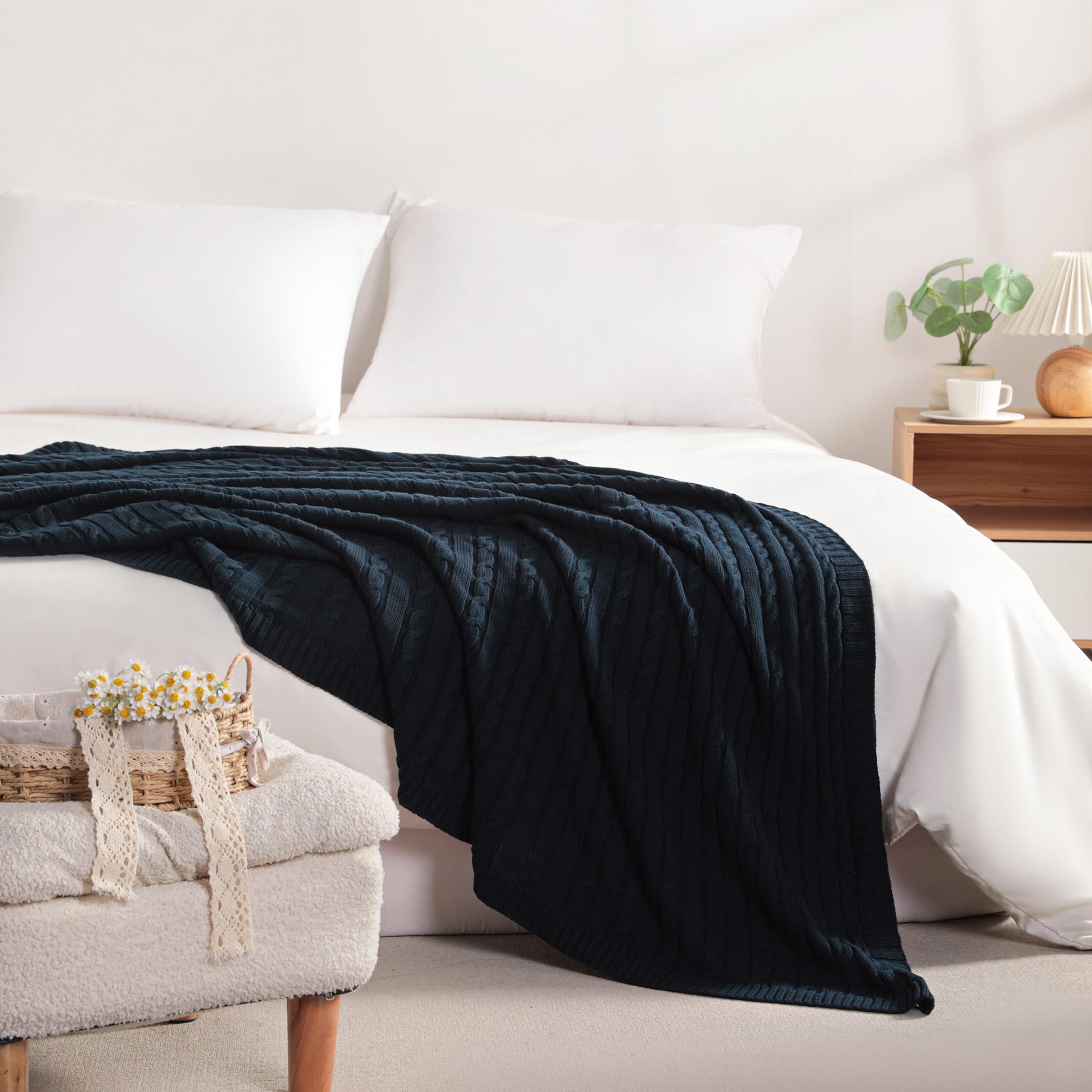 NTBAY travel-friendly lightweight throw for on-the-go comfort