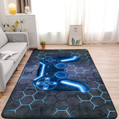 NTBED under-desk rug creates comfortable workspace in dorm rooms.