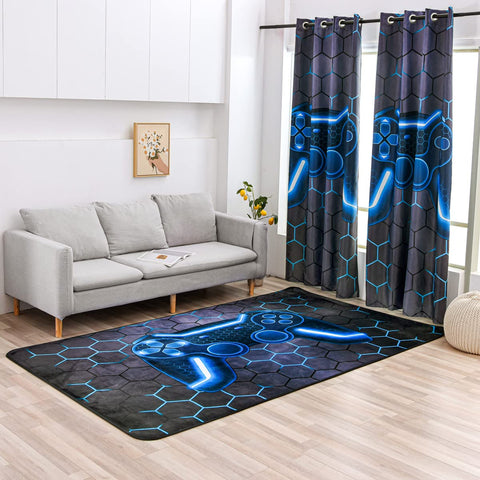 NTBED easy-clean rug compatible with mild detergent and quick routines.