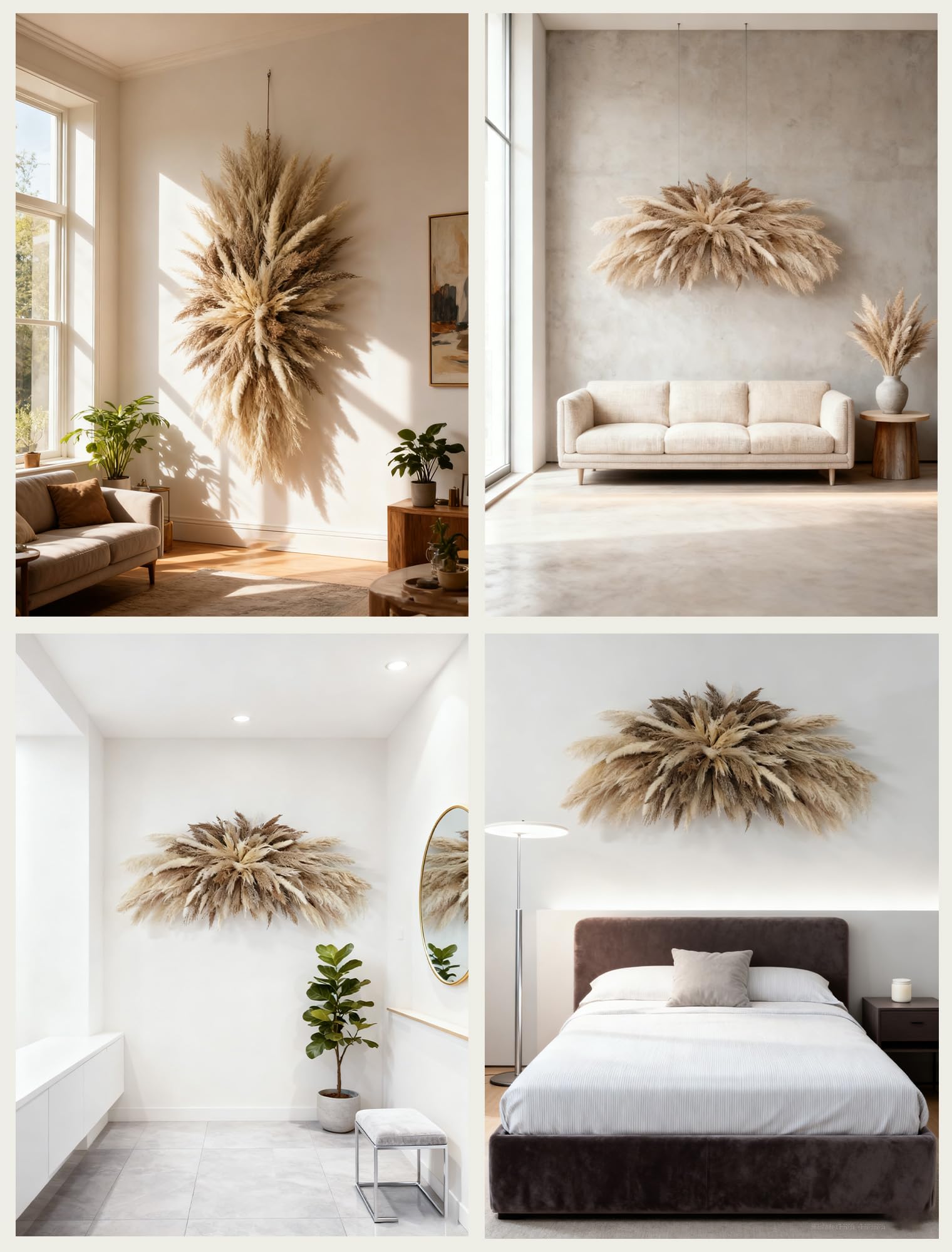 NTLPAMPA entryway pampas grass decor creates welcoming focal point