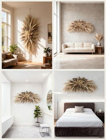 NTLPAMPA entryway pampas grass decor creates welcoming focal point
