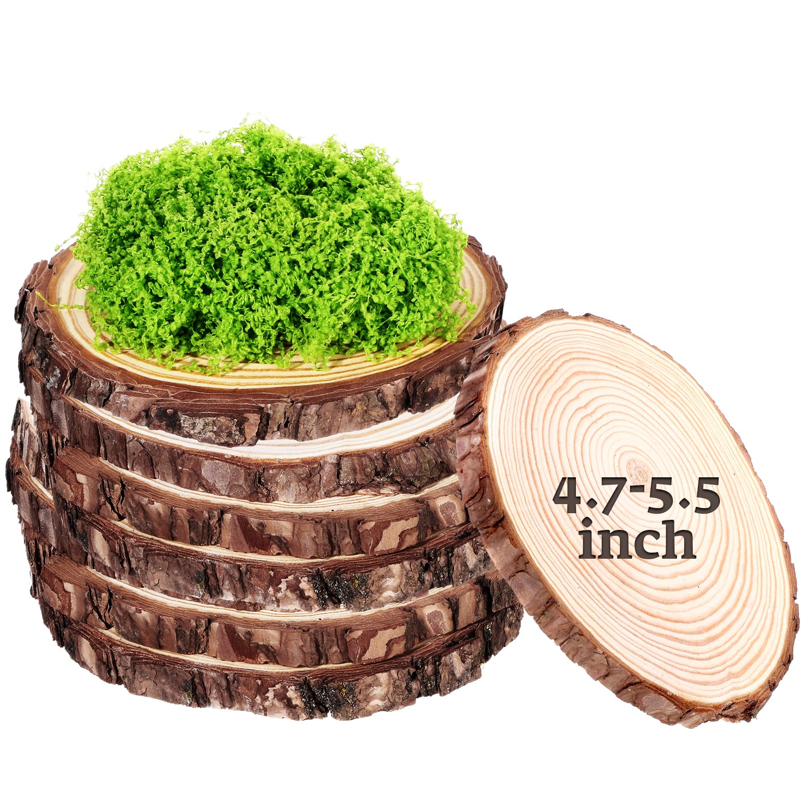 Nuanchu artificial moss adds vibrant greenery for woodland table decor.