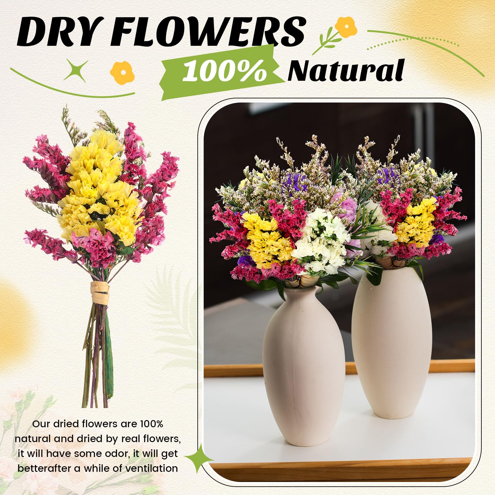 Nuanchu forget-me-not wedding decor bouquet adds charming natural touch