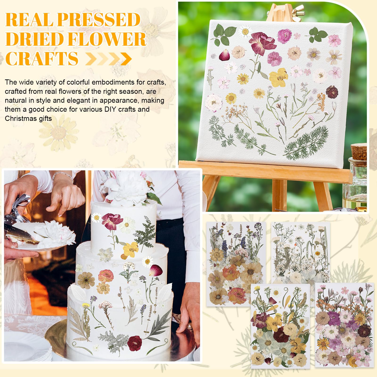 Nuanchu versatile dried flowers for a wide range of DIY gifts and decor.