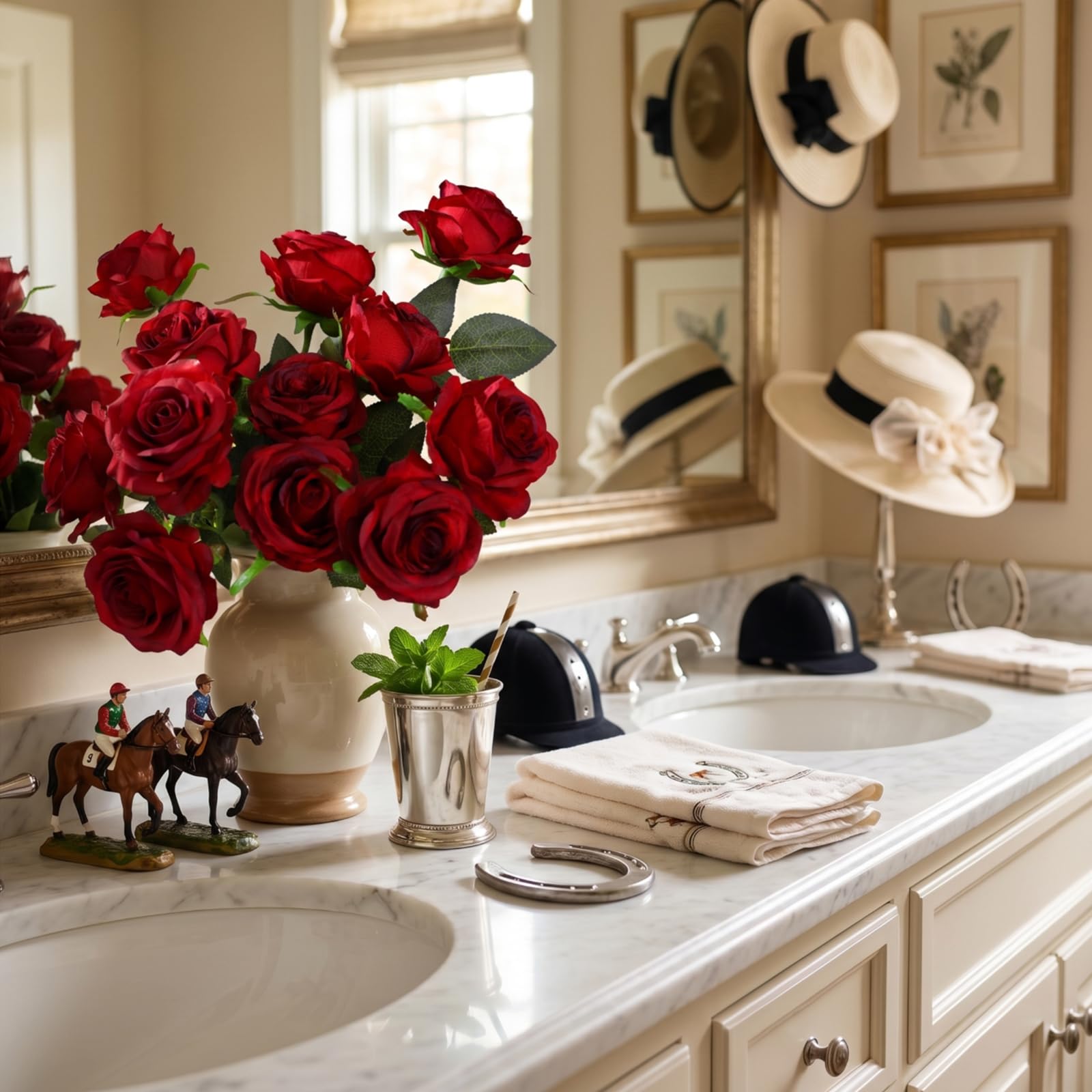 Nubry burgundy rose head 3.55in showing rich color for romantic decor.