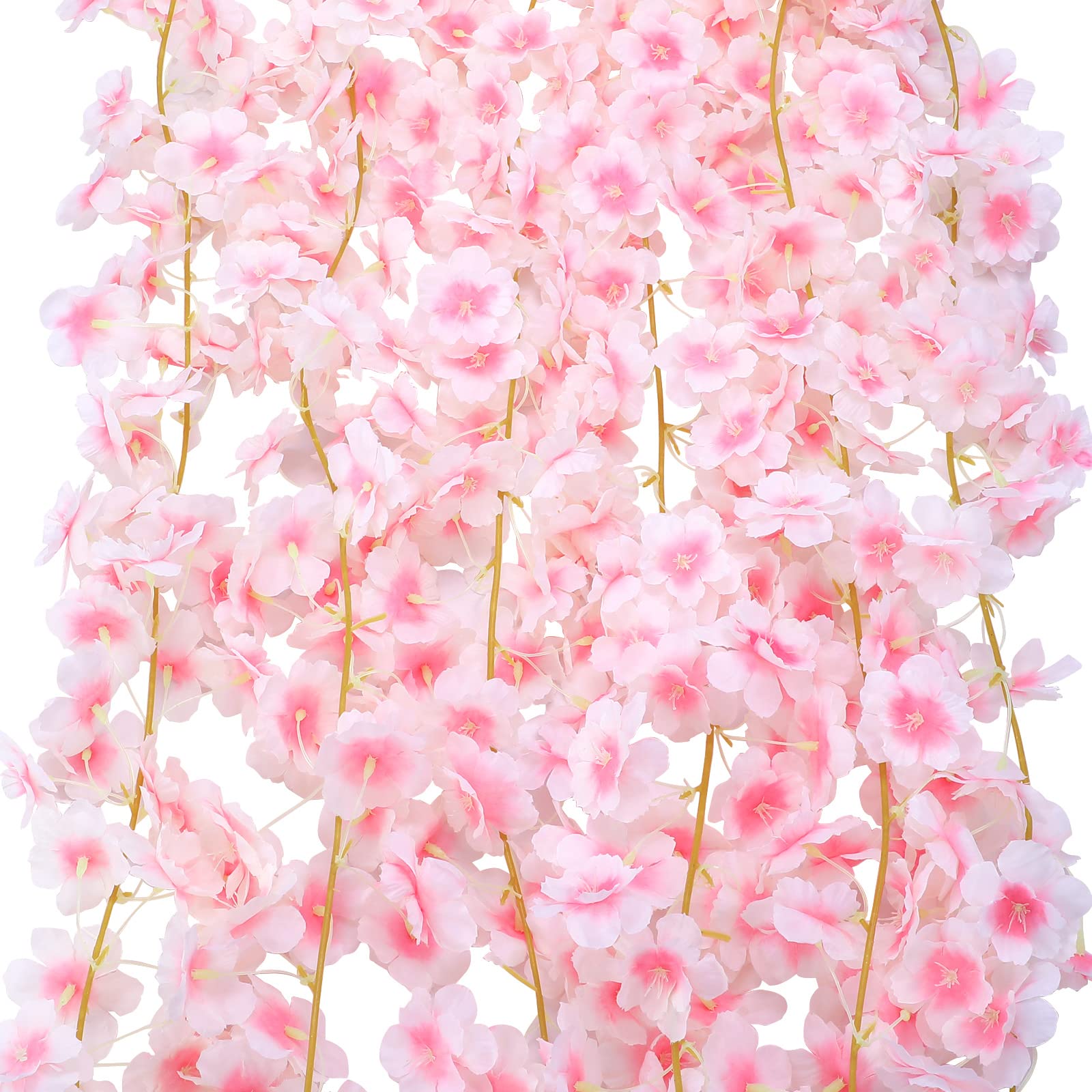 Nuenen cherry blossom garland 16-pack for lush, affordable wedding decor.