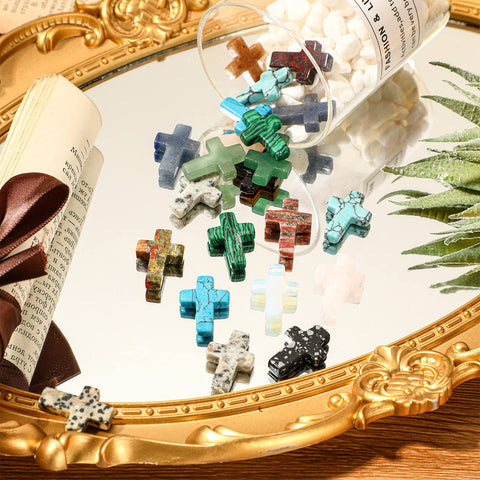 Nuenen gift-ready cross charm set – perfect for holidays or thoughtful tokens.