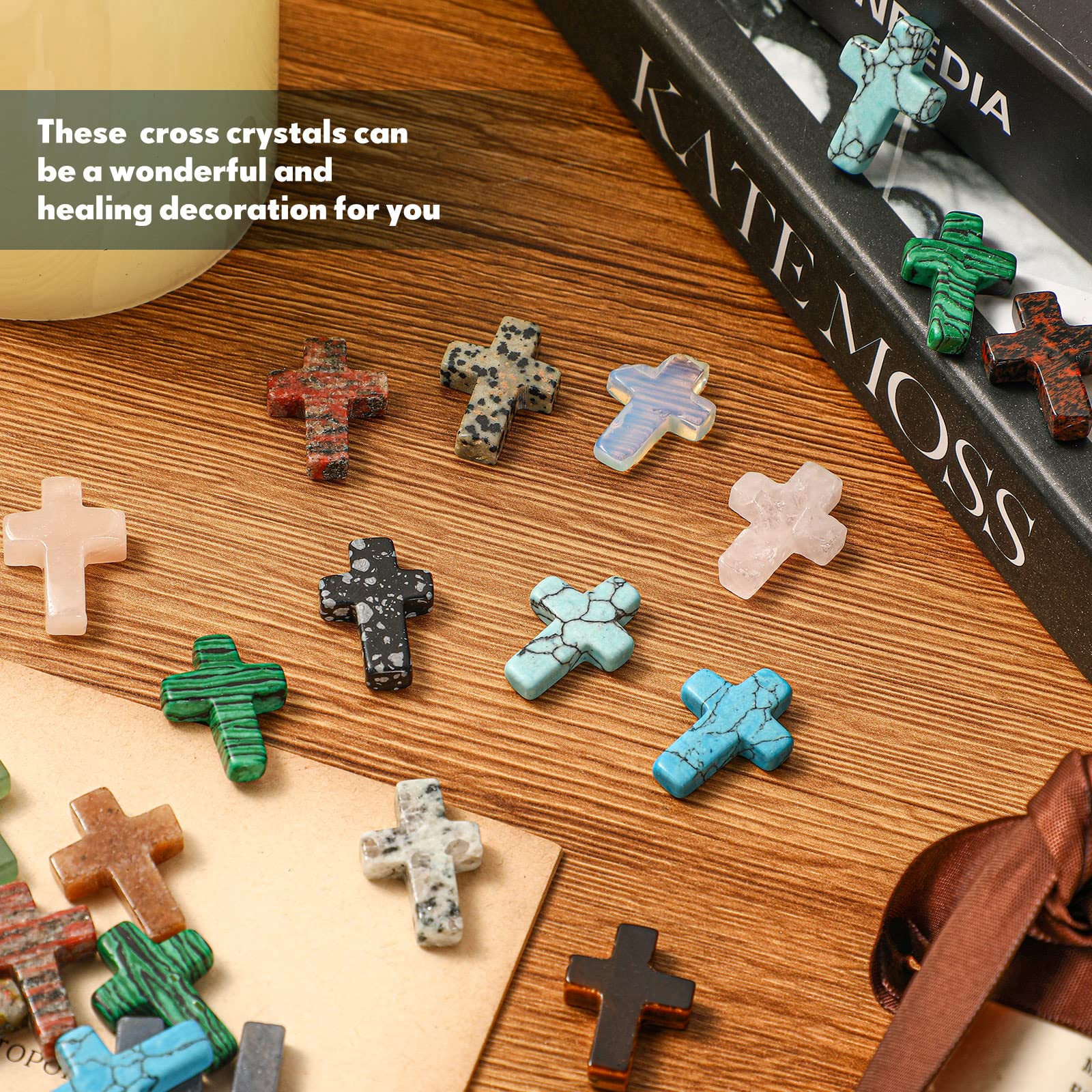 Nuenen polished handcrafted cross ornament – delicate shine for home or office decor.