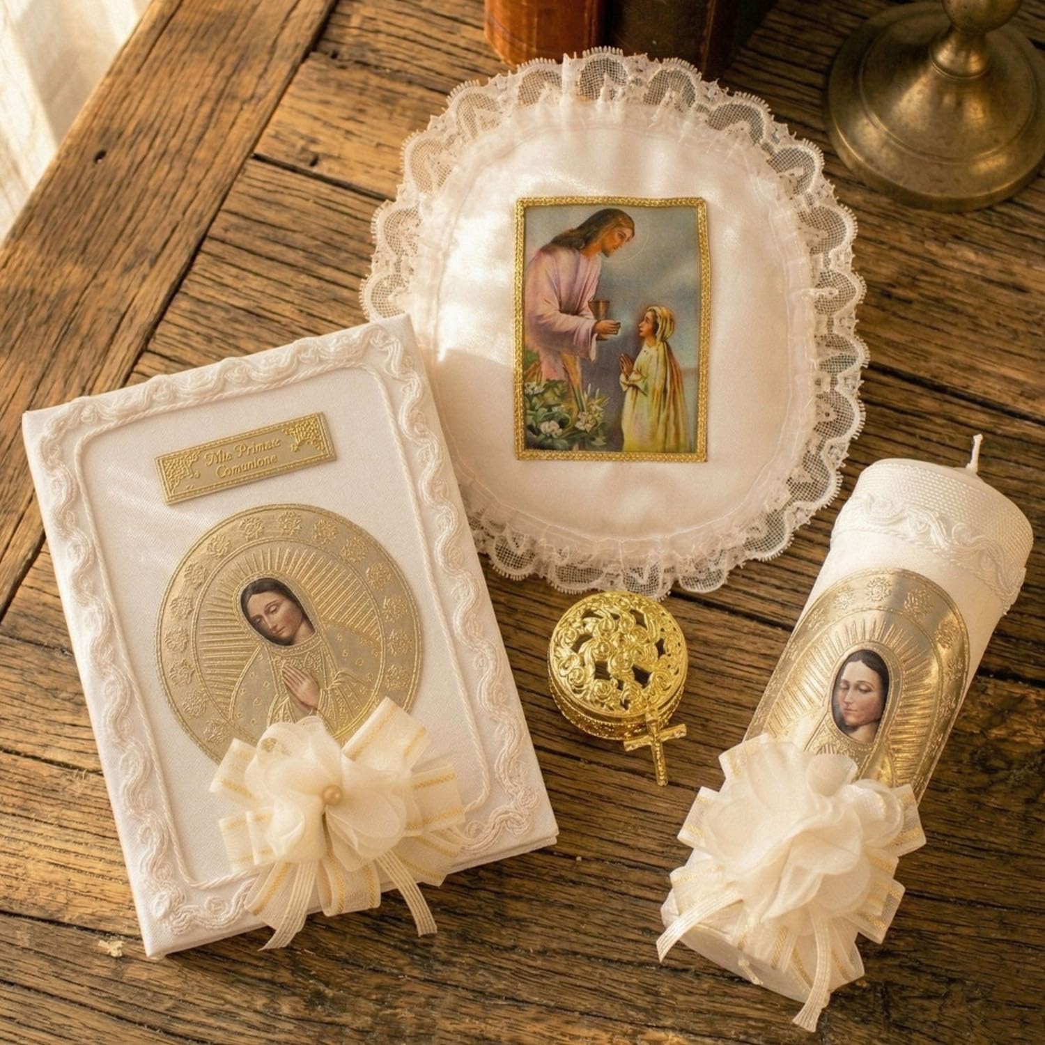Nuestra Fe first-communion bible verses guide: spiritual companion for growing faith.