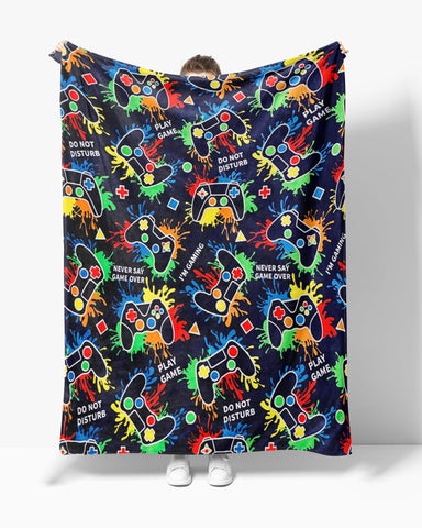 NuKuNsKf cozy chair and couch gaming blanket for versatile use.