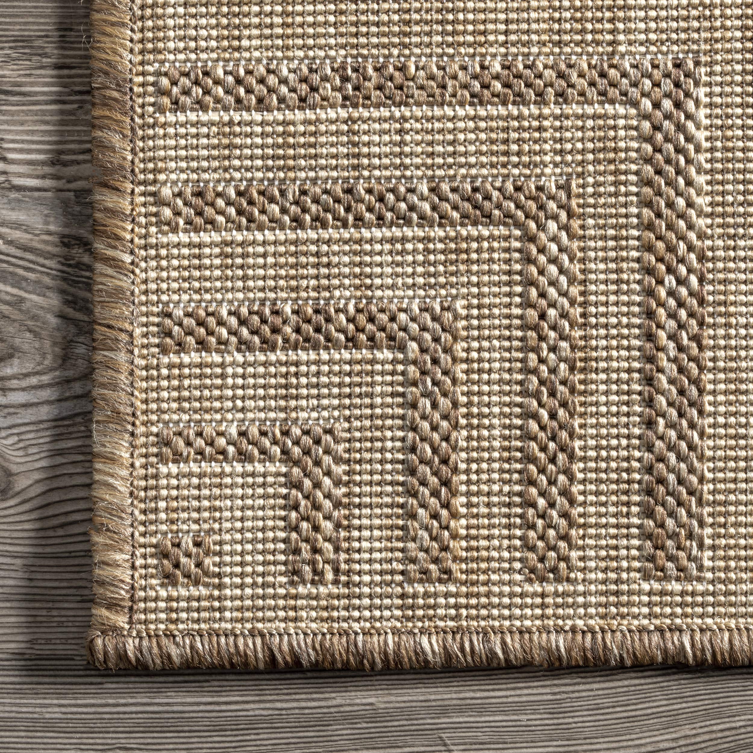 7x9 size fits living rooms, patios, and entryways for flexible styling.