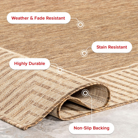 nuLOOM Asha UV-resistant fibers shown in sunny outdoor setting