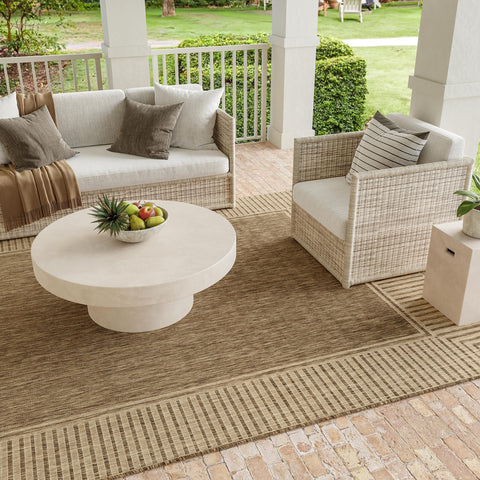 nuLOOM Asha UV-resistant fibers keep colors vibrant in sun.