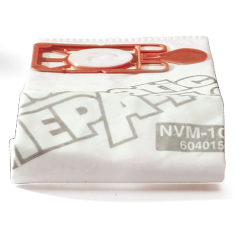 Henry canister vacuum wearing HepaFlo bags for strong filtration.