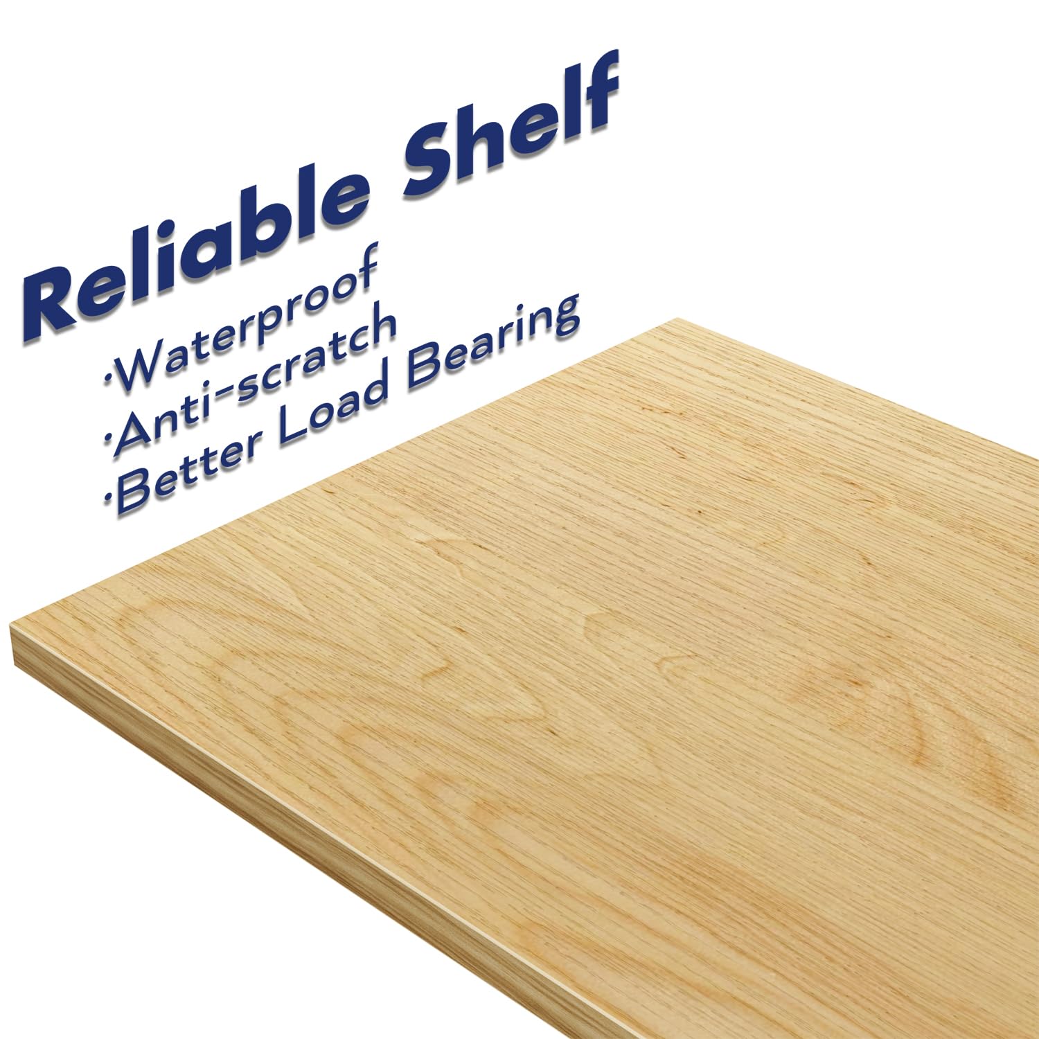 NUMENN anti-tilt wall-mount feature adds stability to the free-standing bookcase.