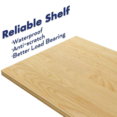 NUMENN anti-tilt wall-mount feature adds stability to the free-standing bookcase.
