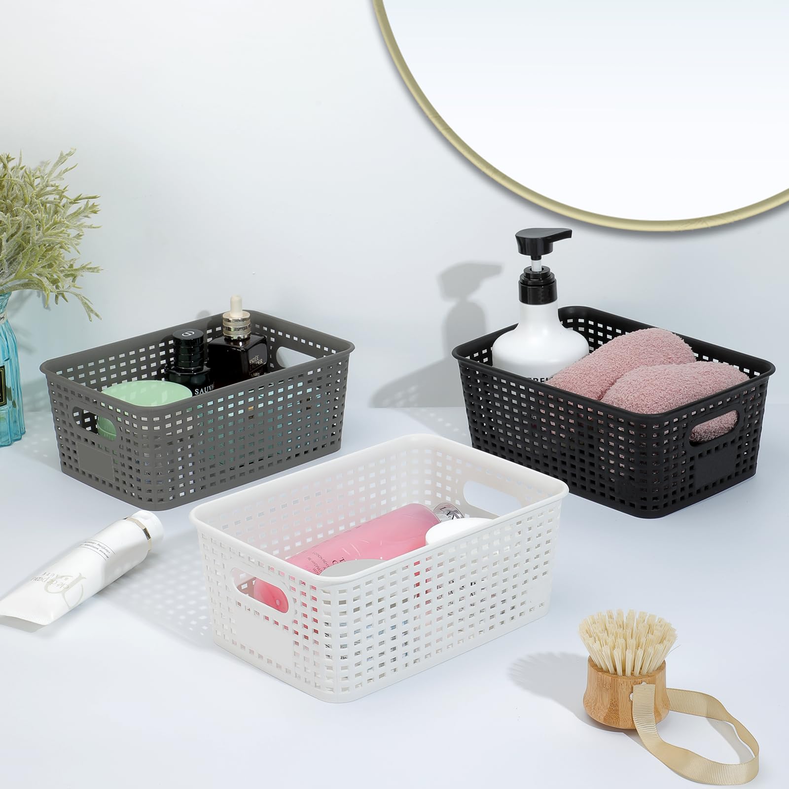 NUMIFUN basket with handles for easy-carry and quick transport.