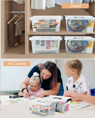 NUMIFUN multi-purpose storage bin supports closet, kitchen, and office organization
