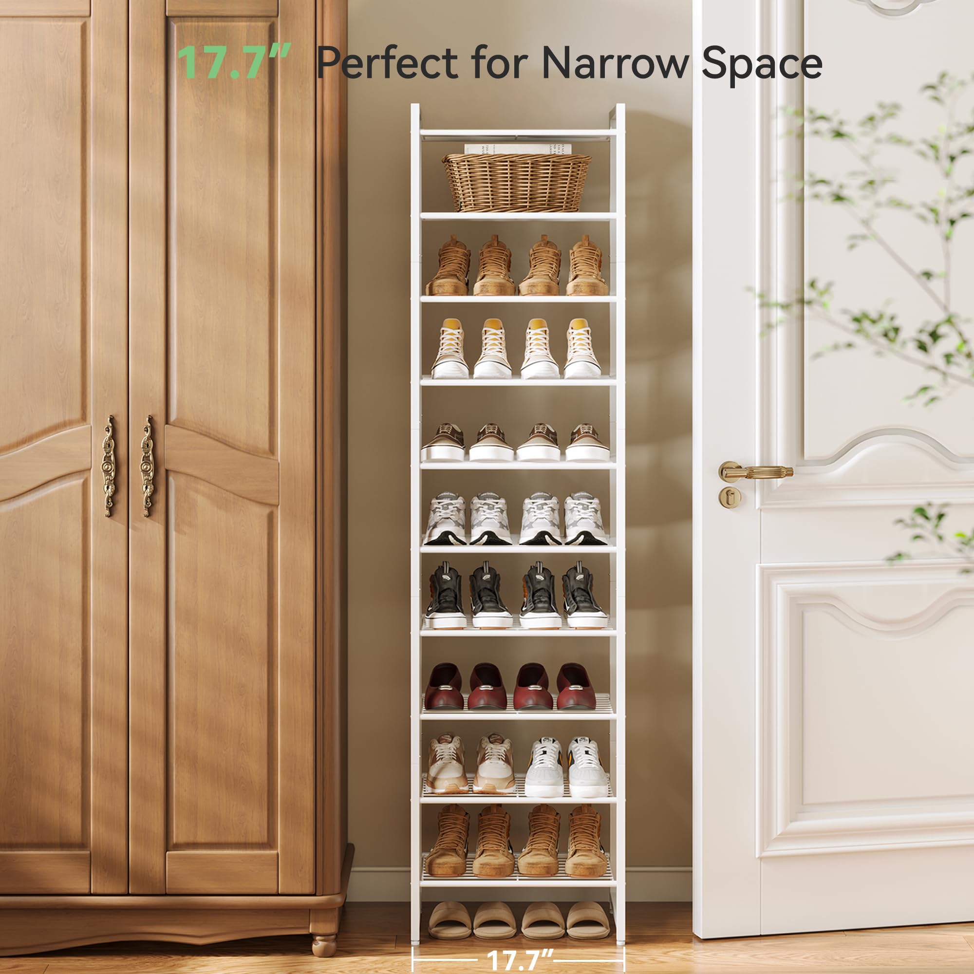 Nunsino anti-tip strap keeps the rack secure in busy homes