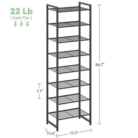 Nunsino anti-tip strap keeps the rack secure in busy entryways.