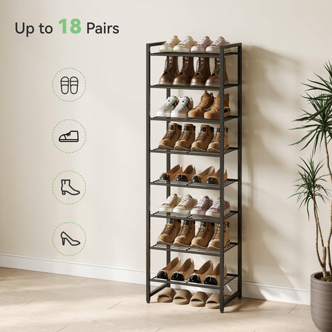 Nunsino space-saving design fits closets and entryways while maximizing shoe capacity.