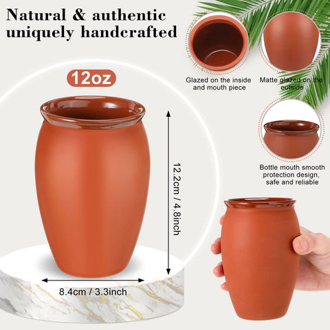 Nuogo handmade clay cup in stean shape for authentic entertaining.