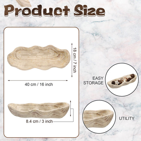 Nuogo live-edge wavy bowl enhances rustic tables with natural texture and warmth.