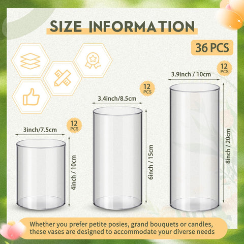 Nuogo plastic vases closeup highlighting dishwasher-safe durability for quick cleanup.