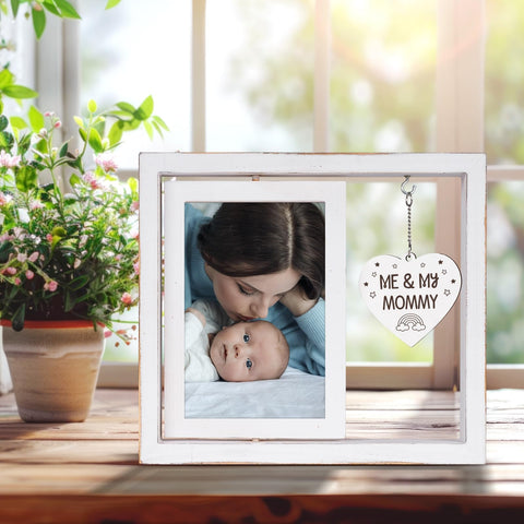 Nuowagify frame with plexiglass cover protects photos from scratches