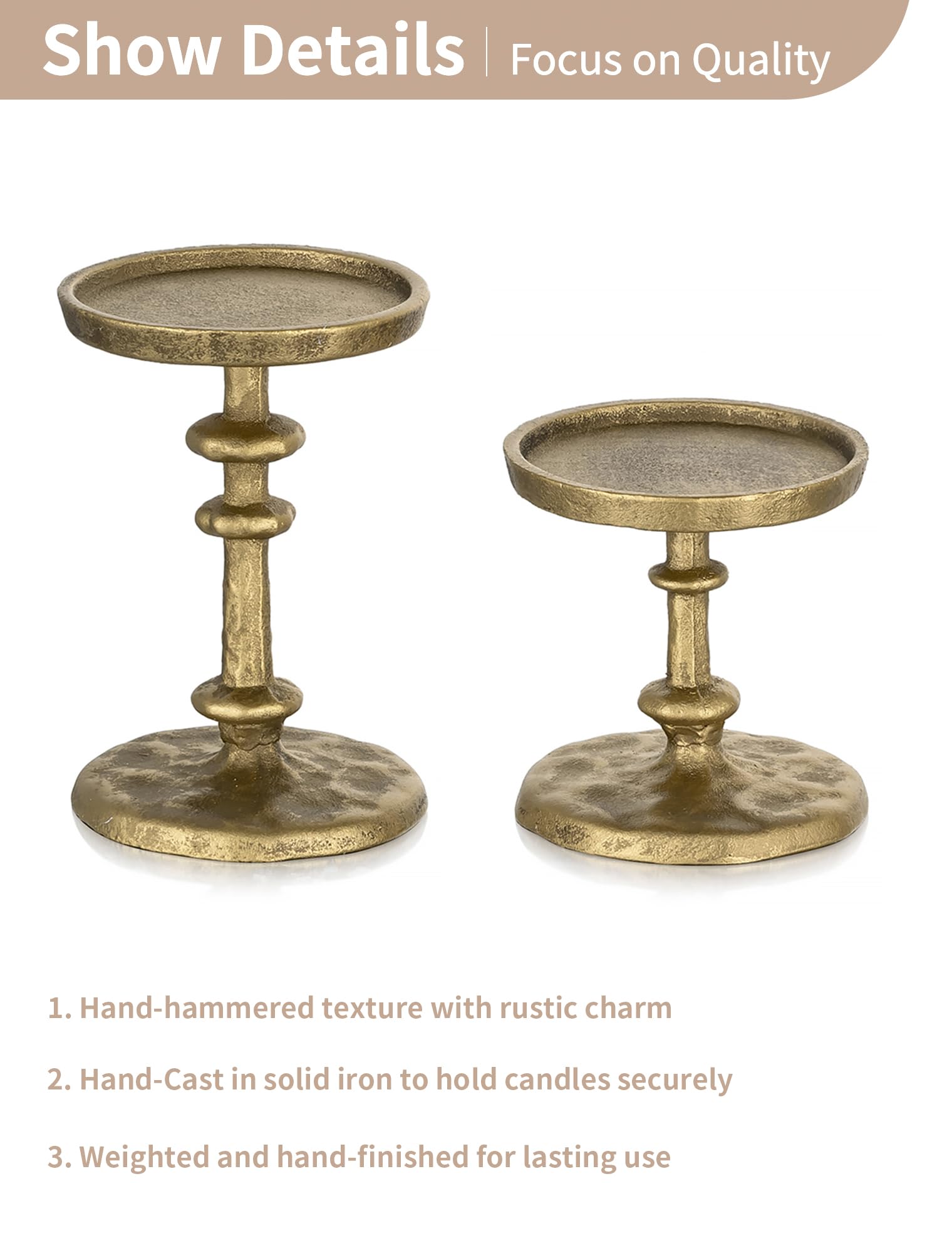 NUPTIO dining table decor candle holder elevates home ambience.