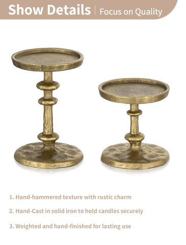 NUPTIO dining table decor candle holder elevates home ambience.