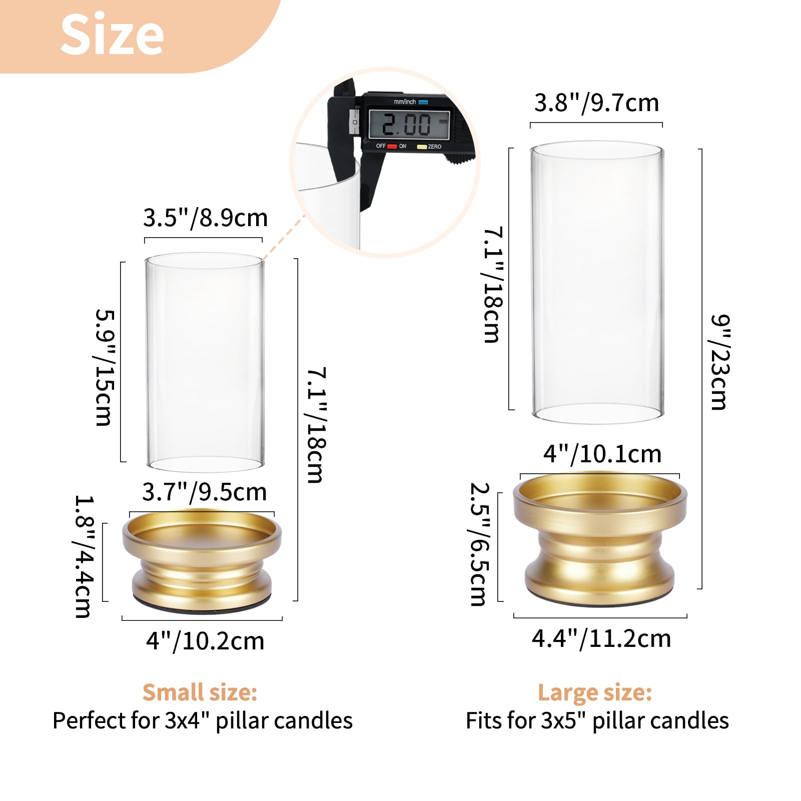 NUPTIO hurricane candle holder on dining table creates elegant centerpiece.