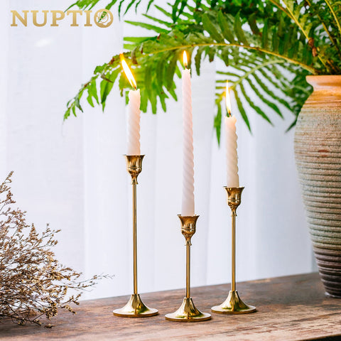 NUPTIO mantel-table display with warm glow